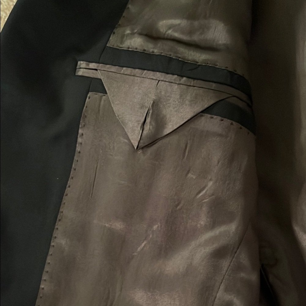 John Varvatos Bowery Modern Suit in Dark Navy - Picture 3 of 7